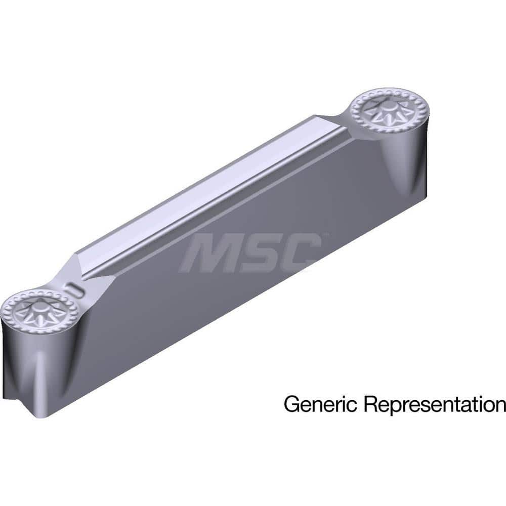 Grooving Insert: GCM3015RG AC5015S, Solid Carbide Absotech Finish, Neutral, 3 mm Cutting Width, 20 mm Max Depth, Series GND