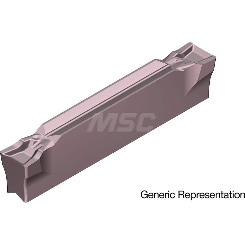 Grooving Insert: GCM7002GF AC530U, Solid Carbide Super ZX Finish, Neutral, 7 mm Cutting Width, 25 mm Max Depth, Series GND