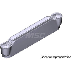 Grooving Insert: GCM3015RN AC5025S, Solid Carbide Absotech Finish, Neutral, 3 mm Cutting Width, 20 mm Max Depth, Series GND