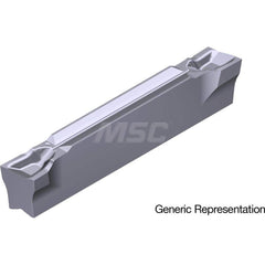 Grooving Insert: GCM30003CF AC5025S, Solid Carbide Absotech Finish, Right Hand, 3 mm Cutting Width, 20 mm Max Depth, Series GND