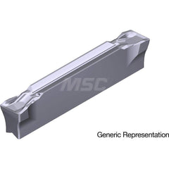 Grooving Insert: GCM3002CG AC5025S, Solid Carbide Absotech Finish, Right Hand, 3 mm Cutting Width, 20 mm Max Depth, Series GND