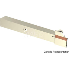 Indexable Cutoff Toolholder: 1/2″ Max Depth of Cut, 1″ Max Workpiece Dia, Left Hand 1/2″ Shank Height, 1/2″ Shank Width, Uses GCMN Inserts, Series GND