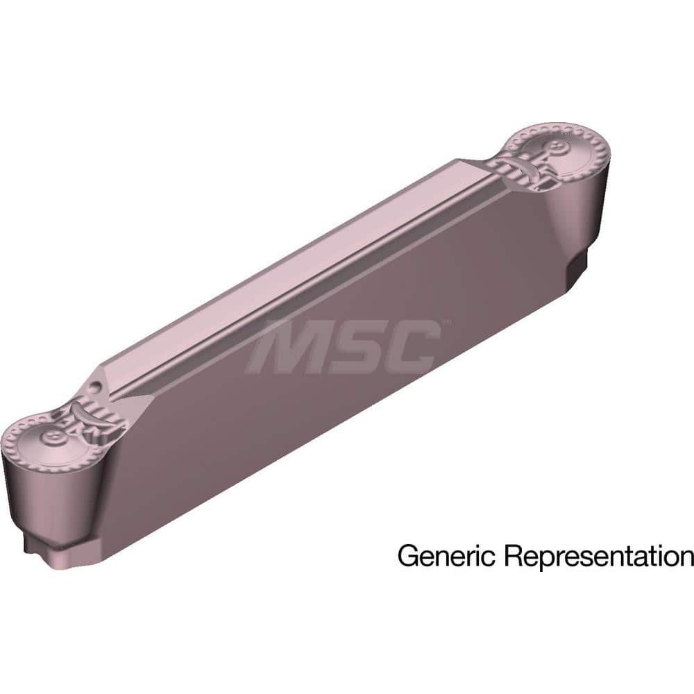 Grooving Insert: GCM6030RN AC530U, Solid Carbide Super ZX Finish, Neutral, 6 mm Cutting Width, 25 mm Max Depth, Series GND