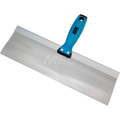 Taping Knife: Stainless Steel, 14″ Wide Rigid