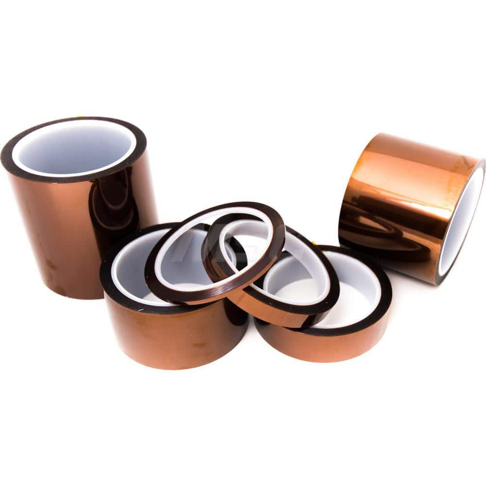 Polyimide Film Tape: 1-1/8″ Wide, 100' x 1 mil Thick Non-Adhesive, 100 to 500 ° F, Series PPT0.51