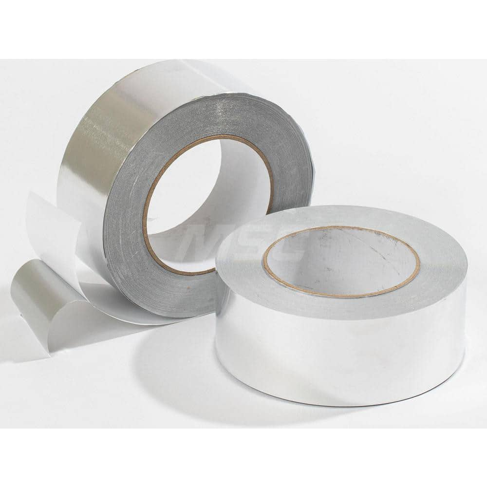 Duct Tape: 3″ Wide, 3.2 mil Thick, Aluminum Foil Acrylic Adhesive, 20 lb/in Tensile Strength, Series ALTC