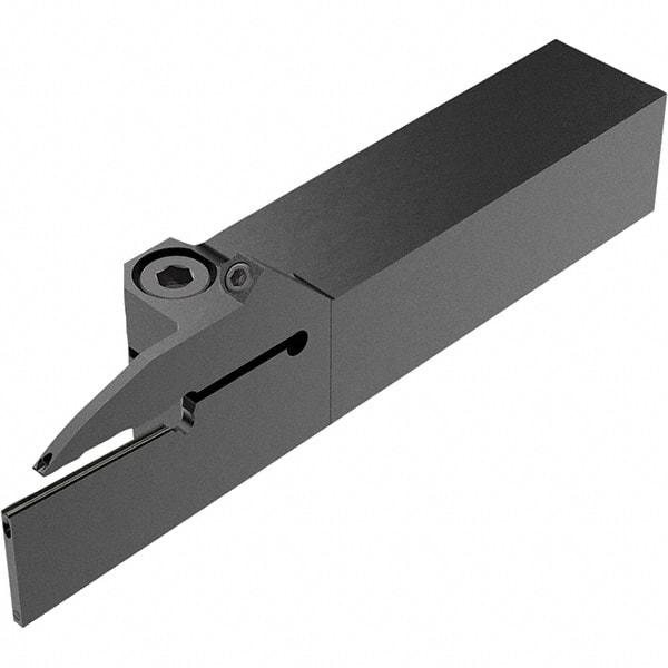 Seco - CFZ, External, Right Hand, 28mm Max Depth of Cut, 2mm Max Groove Width, Indexable Grooving Tool Holder - LC.. 2802.. Insert Compatibility, 20mm Shank Height, 20mm Shank Width, 115mm OAL, Through Coolant - Americas Industrial Supply