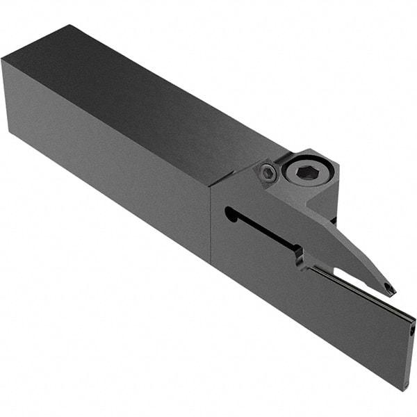 Seco - CFZ, External, Left Hand, 28mm Max Depth of Cut, 2mm Max Groove Width, Indexable Grooving Tool Holder - LC.. 2802.. Insert Compatibility, 20mm Shank Height, 20mm Shank Width, 115mm OAL, Through Coolant - Americas Industrial Supply