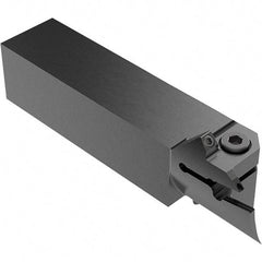 Seco - CFI, External, Left Hand, 16.5mm Max Depth of Cut, 55 to 80mm Groove Width, Indexable Grooving Tool Holder - LC.. 1605.. Insert Compatibility, 25mm Shank Height, 25mm Shank Width, 124.5mm OAL, Through Coolant - Americas Industrial Supply