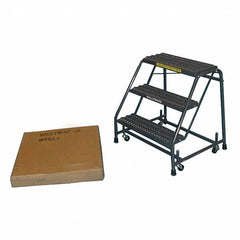 Ballymore - Rolling & Wall Mounted Ladders & Platforms Type: Stairway Slope Ladder Style: 50 Degree Incline - Americas Industrial Supply