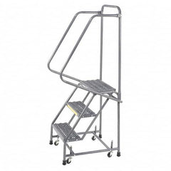Ballymore - Rolling & Wall Mounted Ladders & Platforms Type: Stairway Slope Ladder Style: 59 Degree Incline - Americas Industrial Supply