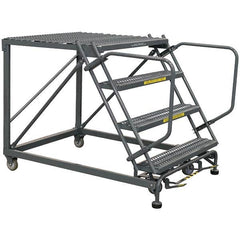 Ballymore - Rolling & Wall Mounted Ladders & Platforms Type: Stairway Slope Ladder Style: 59 Degree Incline - Americas Industrial Supply