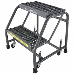 Ballymore - Rolling & Wall Mounted Ladders & Platforms Type: Stairway Slope Ladder Style: 50 Degree Incline - Americas Industrial Supply