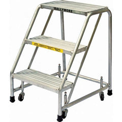 Ballymore - Rolling & Wall Mounted Ladders & Platforms Type: Rolling Style: Spring Loaded Rolling Safety Ladder - Americas Industrial Supply