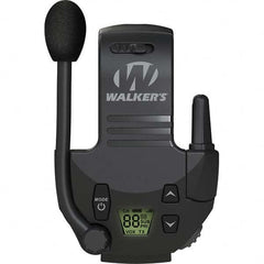 Walkers - Hearing Protection/Communication Type: Earmuff Walkie Talkie Attachment Cup Color: Black - Americas Industrial Supply