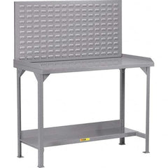 Little Giant - Stationary Work Benches, Tables Type: Work Bench Top Material: 12 Gauge Steel - Americas Industrial Supply
