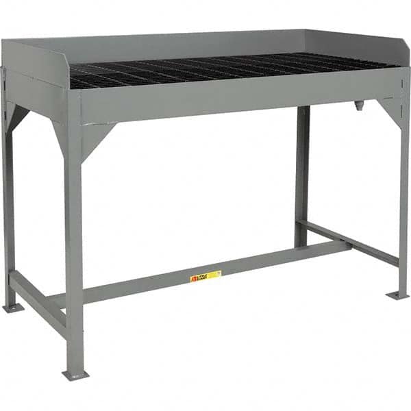 Little Giant - Stationary Work Benches, Tables Type: Parts Washing Table Top Material: Steel Bar Grating - Americas Industrial Supply