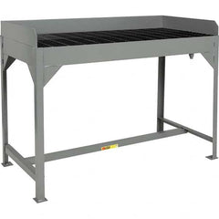 Little Giant - Stationary Work Benches, Tables Type: Parts Washing Table Top Material: Steel Bar Grating - Americas Industrial Supply