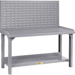 Little Giant - Stationary Work Benches, Tables Type: Work Bench Top Material: 12 Gauge Steel - Americas Industrial Supply