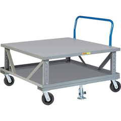 Little Giant - 3,600 Lb Capacity Steel Adjustable Pallet Stand - 48" High - Americas Industrial Supply