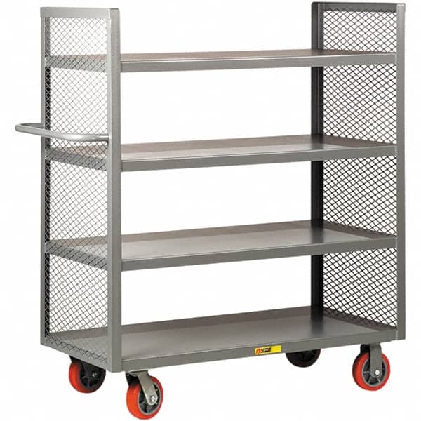 Little Giant - 3,600 Lb Capacity, 4 Shelf, Shelf Truck - 60" Long x 24" Wide x 57" High - Americas Industrial Supply