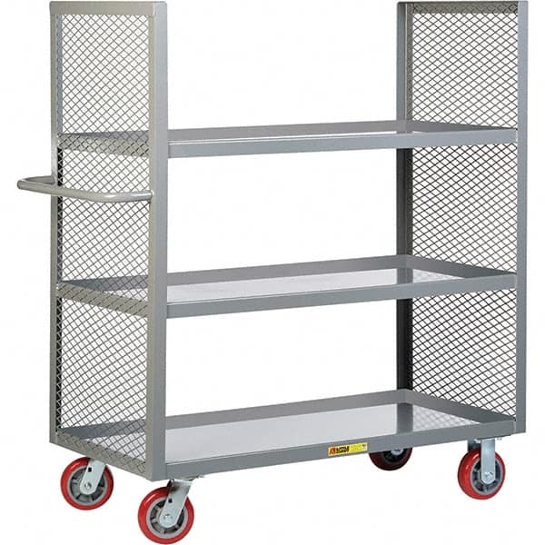 Little Giant - 3,600 Lb Capacity, 3 Shelf, Shelf Truck - 48" Long x 30" Wide x 57" High - Americas Industrial Supply