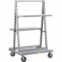 Little Giant - 2 Shelf Steel Shelving - 42" Wide x 67" High x 36" Deep, Gray - Americas Industrial Supply