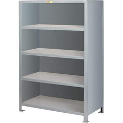 Little Giant - 5 Shelf Steel Shelving - 24" Wide x 72" High x 60" Deep, Gray - Americas Industrial Supply