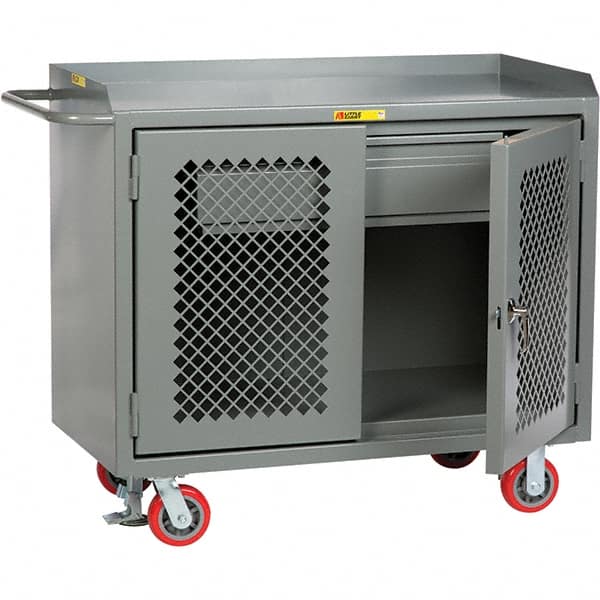 Little Giant - 3,600 Lb Capacity, 1 Drawer Mobile Cabinet - 48" Wide x 43" High - Americas Industrial Supply