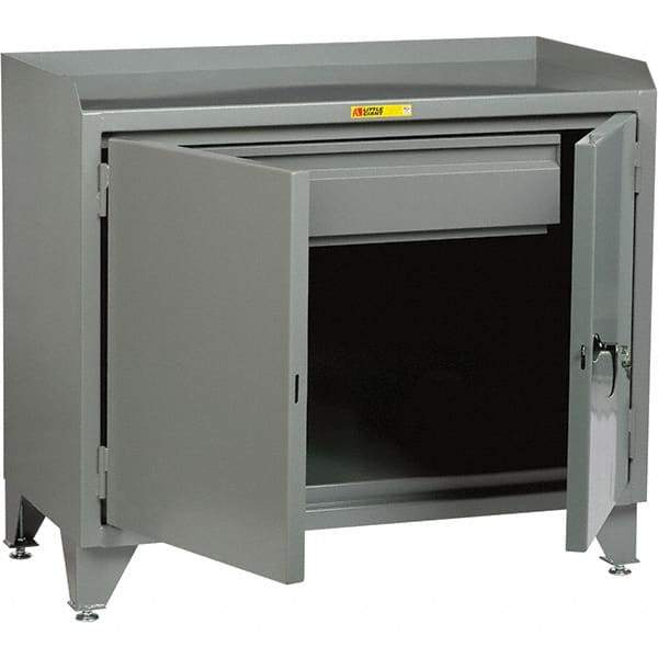 Little Giant - 3,600 Lb Capacity, 1 Drawer Mobile Cabinet Bench - 24" Wide x 43" High - Americas Industrial Supply