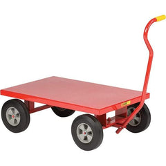 Little Giant - 1,200 Lb Capacity, 24" Wide x 36" Long x 13" High Cart - Steel, Rubber Casters - Americas Industrial Supply