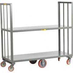 Little Giant - 2,000 Lb Capacity, 2 Shelf, Shelf Truck - 60" Long x 24" Wide x 13" High - Americas Industrial Supply