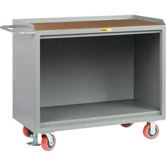 Little Giant - 3,600 Lb Capacity Mobile Service Bench - 41" Wide x 24" Deep x 43" High, Steel, Gray - Americas Industrial Supply