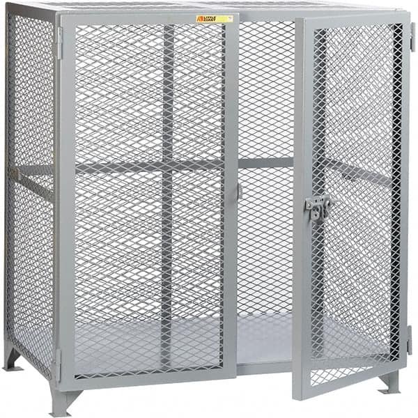 Little Giant - 1 Shelf Storage Cabinet - Steel, 61" Wide x 27" Deep x 52" High - Americas Industrial Supply