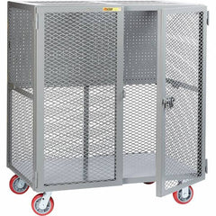 Little Giant - 2,000 Lb Capacity, 1 Shelf, Security Cart - 27" Long x 49" Wide x 57" High - Americas Industrial Supply