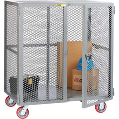 Little Giant - 1 Shelf Mobile Storage Cabinet - Steel, 49" Wide x 33" Deep x 57" High - Americas Industrial Supply