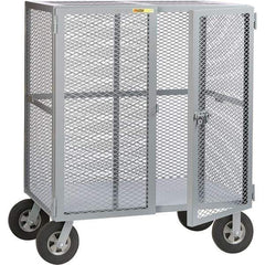 Little Giant - 1,500 Lb Capacity, Security Cart - 27" Long x 49" Wide x 61" High - Americas Industrial Supply