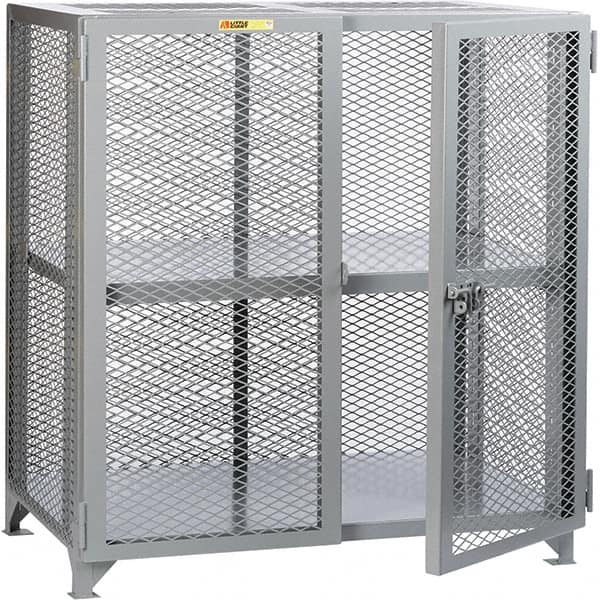 Little Giant - 1 Shelf Storage Cabinet - Steel, 49" Wide x 27" Deep x 52" High - Americas Industrial Supply