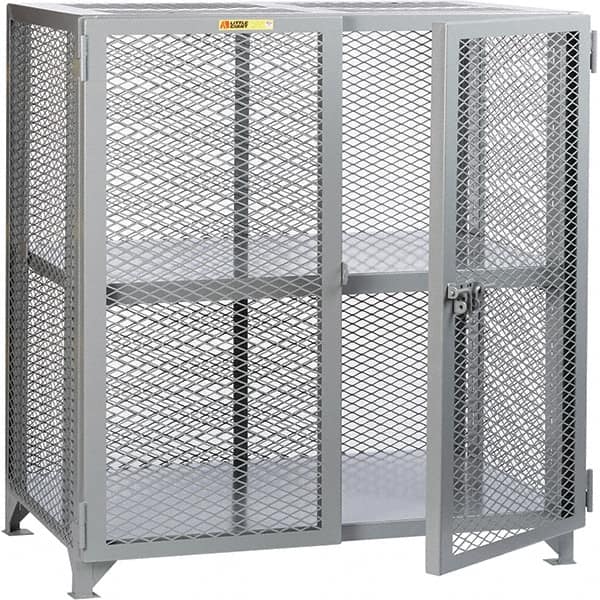 Little Giant - 1 Shelf Storage Cabinet - Steel, 49" Wide x 33" Deep x 52" High - Americas Industrial Supply