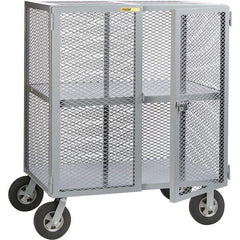 Little Giant - 1,500 Lb Capacity, 1 Shelf, Security Cart - 33" Long x 49" Wide x 61" High - Americas Industrial Supply
