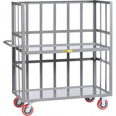 Little Giant - 3,600 Lb Capacity, 2 Shelf, 3-Sided Truck - 60" Long x 30" Wide x 57" High - Americas Industrial Supply