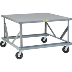 Little Giant - 3,600 Lb Capacity Steel Adjustable Pallet Stand - 30" High - Americas Industrial Supply