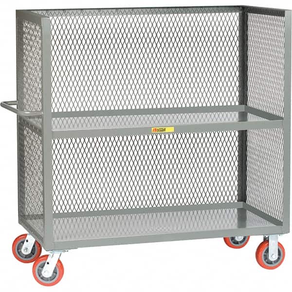 Little Giant - 3,600 Lb Capacity, 2 Shelf, 3-Sided Truck - 48" Long x 24" Wide x 57" High - Americas Industrial Supply
