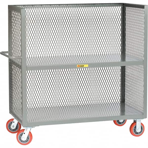 Little Giant - 3,600 Lb Capacity, 2 Shelf, 3-Sided Truck - 60" Long x 24" Wide x 57" High - Americas Industrial Supply