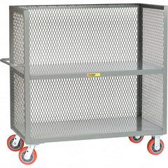 Little Giant - 3,600 Lb Capacity, 2 Shelf, 3-Sided Truck - 60" Long x 30" Wide x 57" High - Americas Industrial Supply