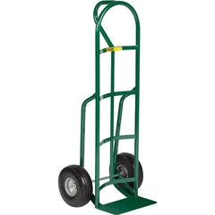 Little Giant - 800 Lb Capacity 49" OAH Hand Truck - Loop Handle, Steel, Flat-Free Microcellular Foam Wheels - Americas Industrial Supply