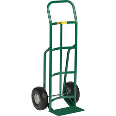 Little Giant - 800 Lb Capacity 47" OAH Hand Truck - Continuous Handle, Steel, Flat-Free Microcellular Foam Wheels - Americas Industrial Supply