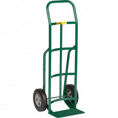 Little Giant - 800 Lb Capacity 47" OAH Hand Truck - Continuous Handle, Steel, Rubber Wheels - Americas Industrial Supply