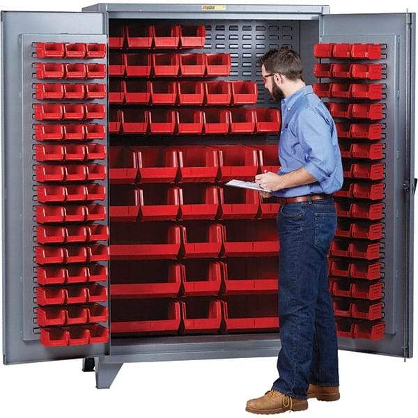 Little Giant - Storage Cabinet - Steel, 48" Wide x 32" Deep x 78" High - Americas Industrial Supply