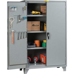 Little Giant - 3 Shelf Storage Cabinet - Steel, 48" Wide x 26" Deep x 78" High - Americas Industrial Supply